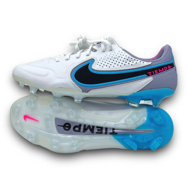 TIEMPO LEGEND 9 FG FOOTBALL BOOTS WHITE BLUE