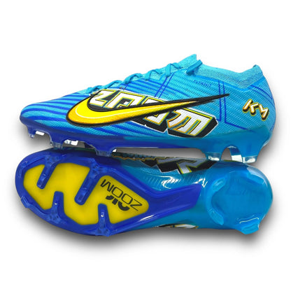 NIKE MERCURIAL VAPOR 15 ELITE FG FOOTBALL BOOTS BLACK BLUE