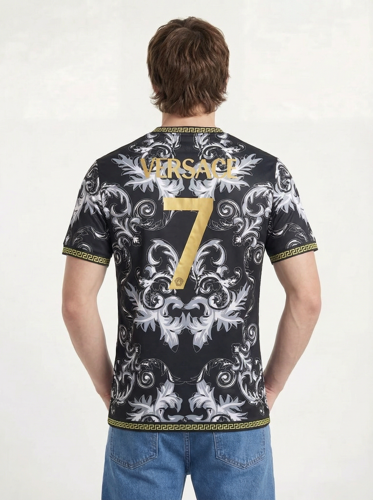 ITALY 2023 CONCEPT VERSACE BLACK HOME SHIRT