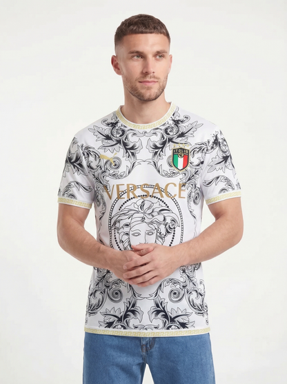 ITALY 2023 CONCEPT VERSACE WHITE HOME SHIRT