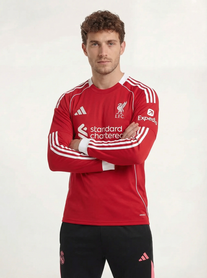 LIVERPOOL FC 2025/26 LONG SLEEVE HOME SHIRT