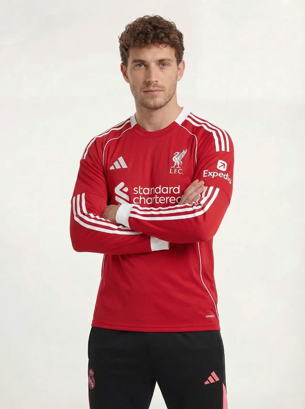 LIVERPOOL FC 2025/26 LONG SLEEVE HOME SHIRT