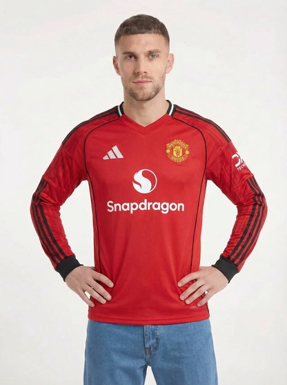 MANCHESTER UNITED 2025/26 LONG SLEEVE HOME SHIRT