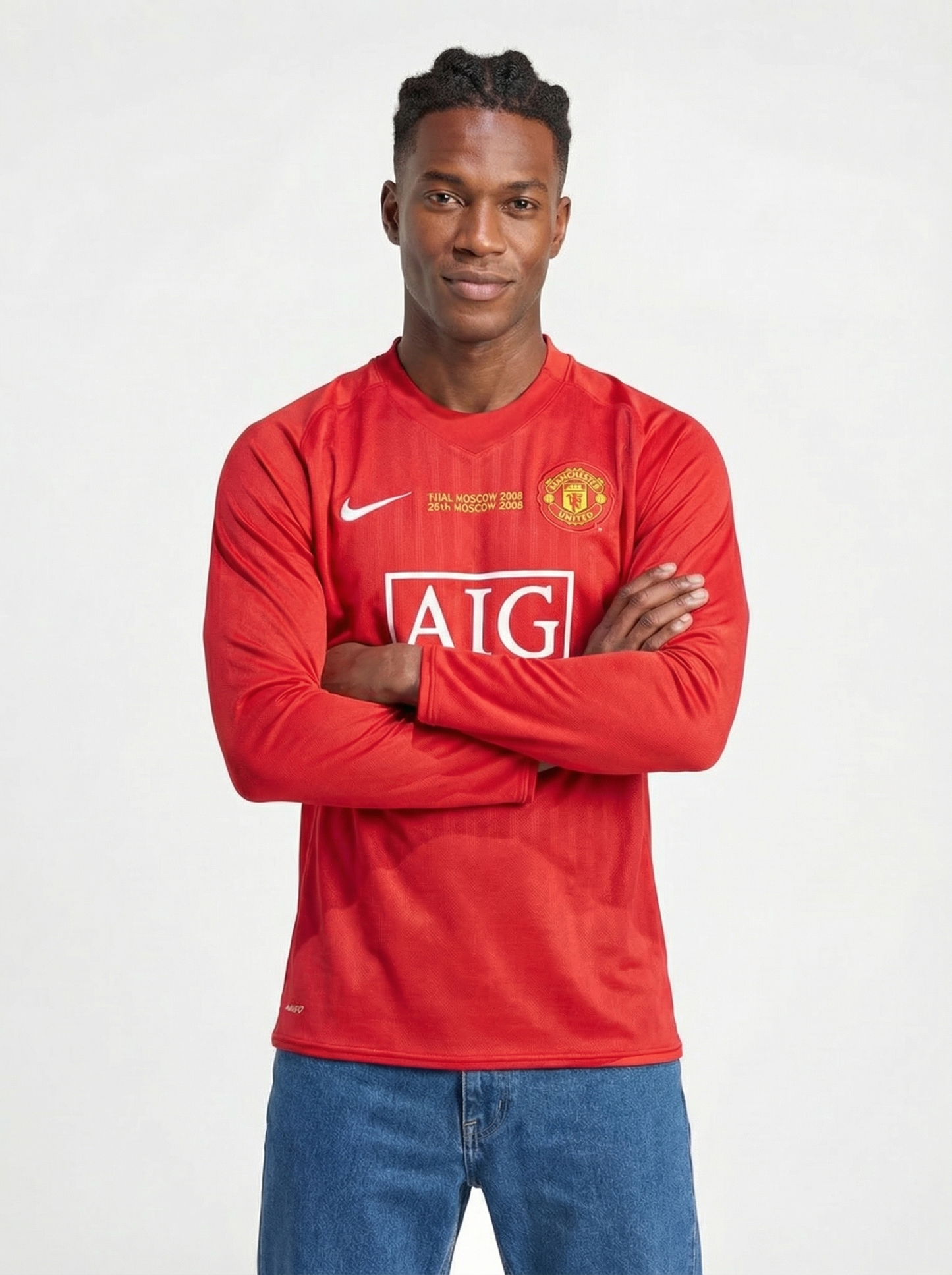 MANCHESTER UNITED FC CLASSIC LONG SLEEVE SHIRT 2007-08