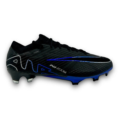 NIKE MERCURIAL VAPOR 15 ELITE FG FOOTBALL BOOTS BLACK BLUE