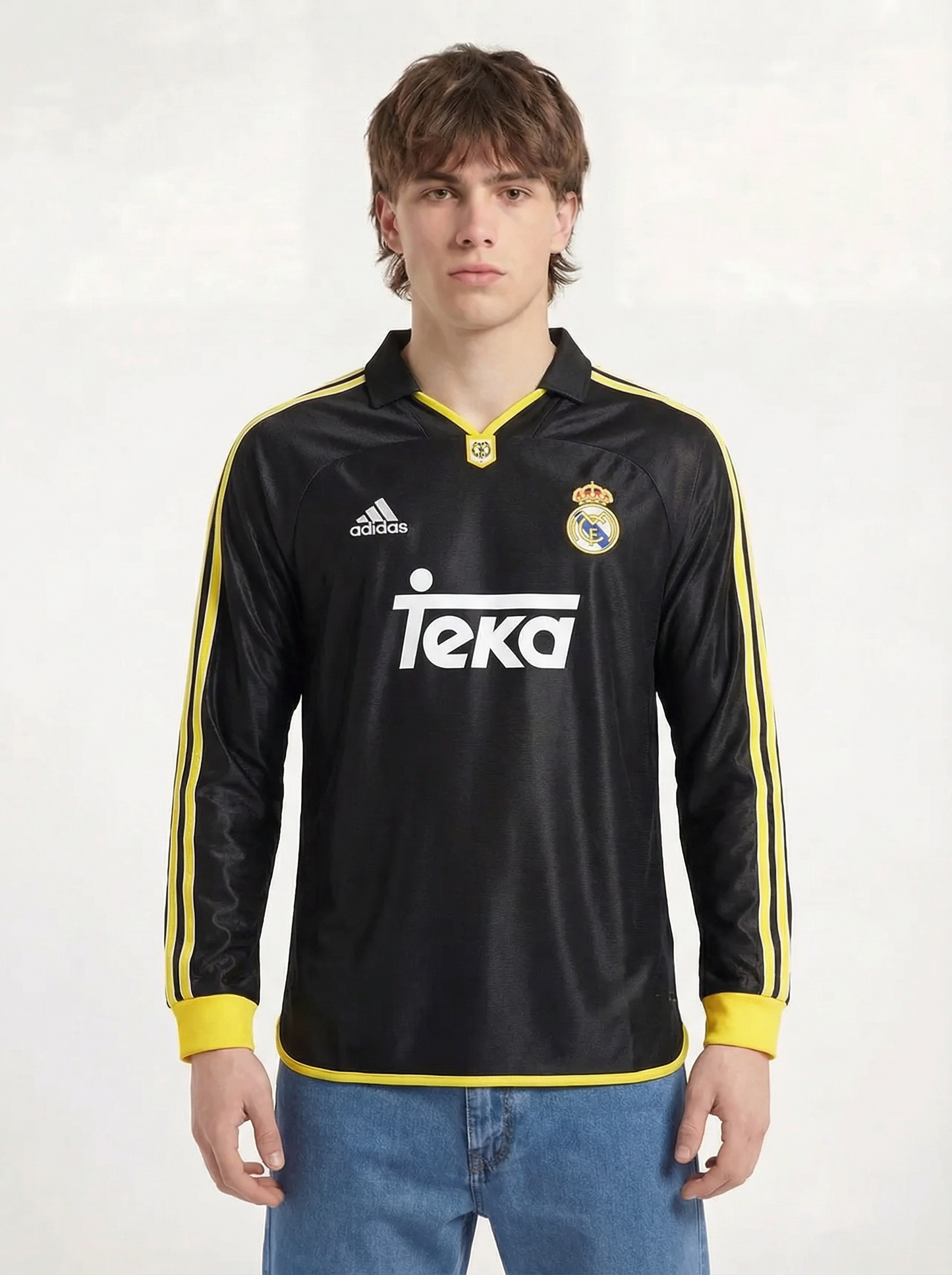 REAL MADRID CLASSIC LONG SLEEVE SHIRT 1998-99