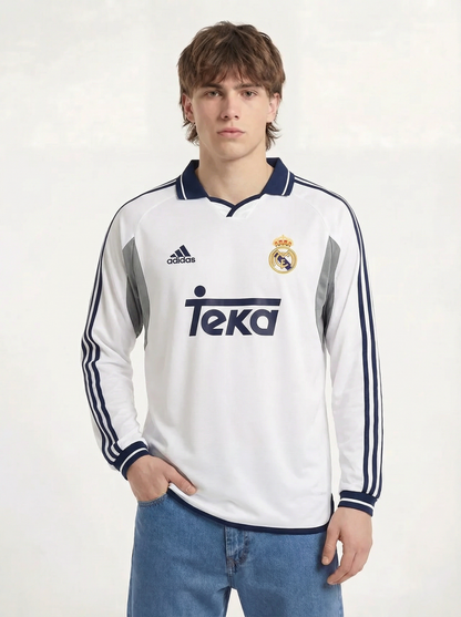 REAL MADRID CLASSIC LONG SLEEVE SHIRT 2000-01