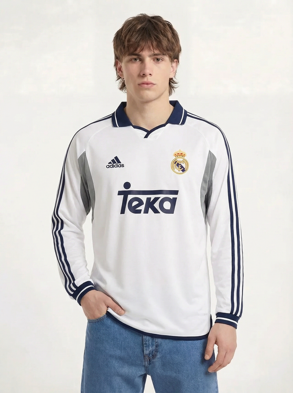 REAL MADRID CLASSIC LONG SLEEVE SHIRT 2000-01