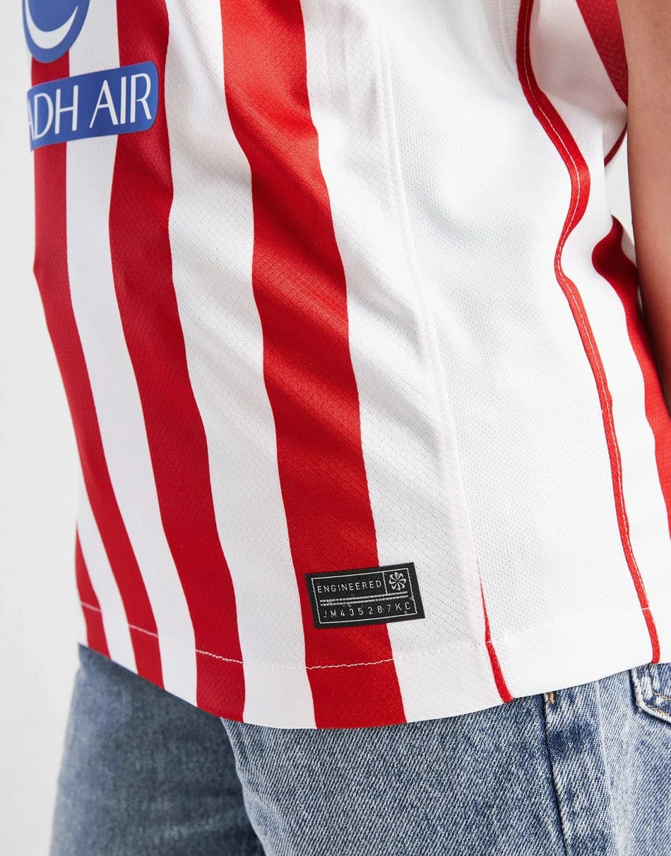 NIKE ATLETICO MADRID 2025/26 HOME SHIRT JUNIOR